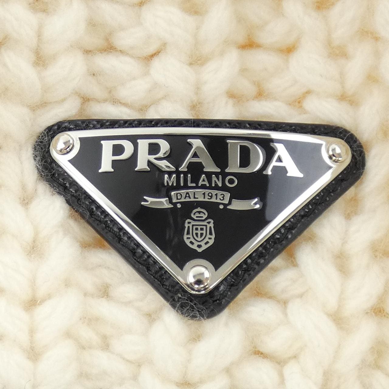 プラダ PRADA トライアングルロゴ 1HC355 2YC0 ニットキャップ