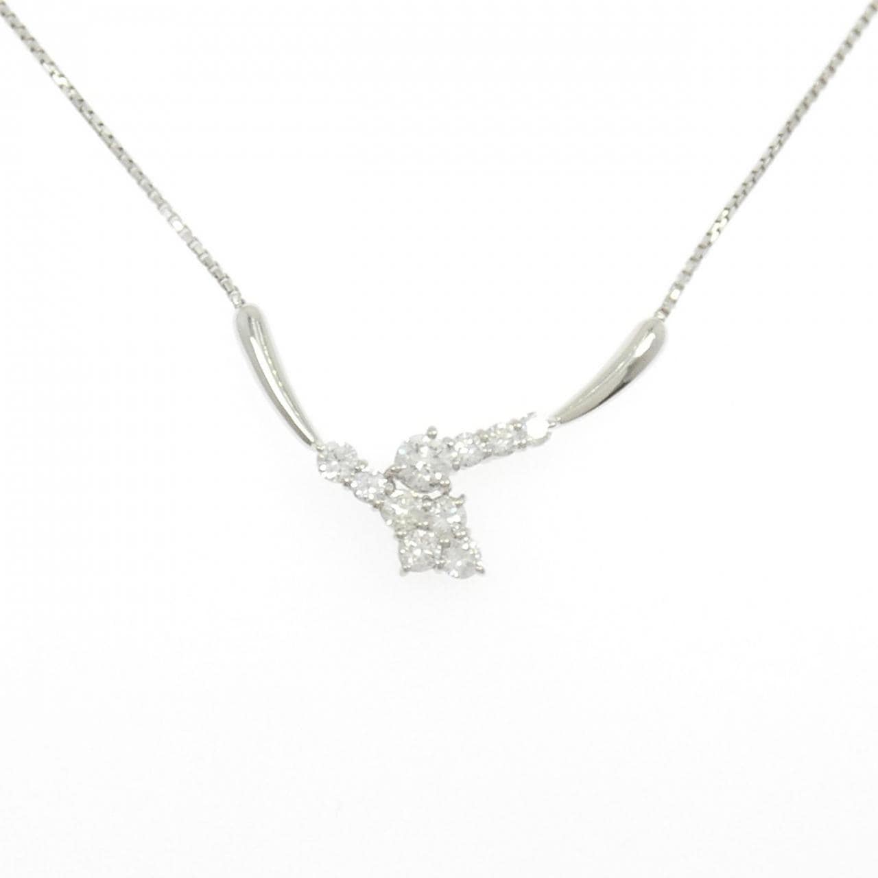 PT900/PT850 ダイヤモンド ネックレス 1.01CT