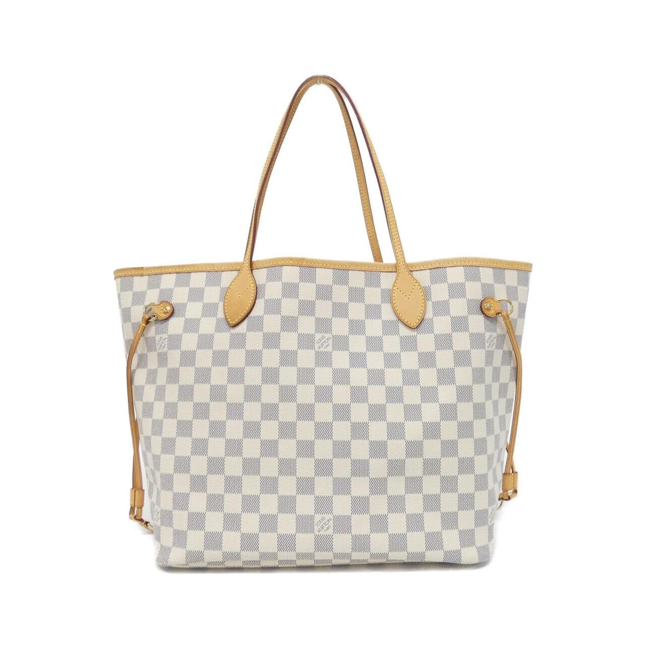 ルイヴィトン ダミエ アズール ネヴァーフル MM N51107 バッグ