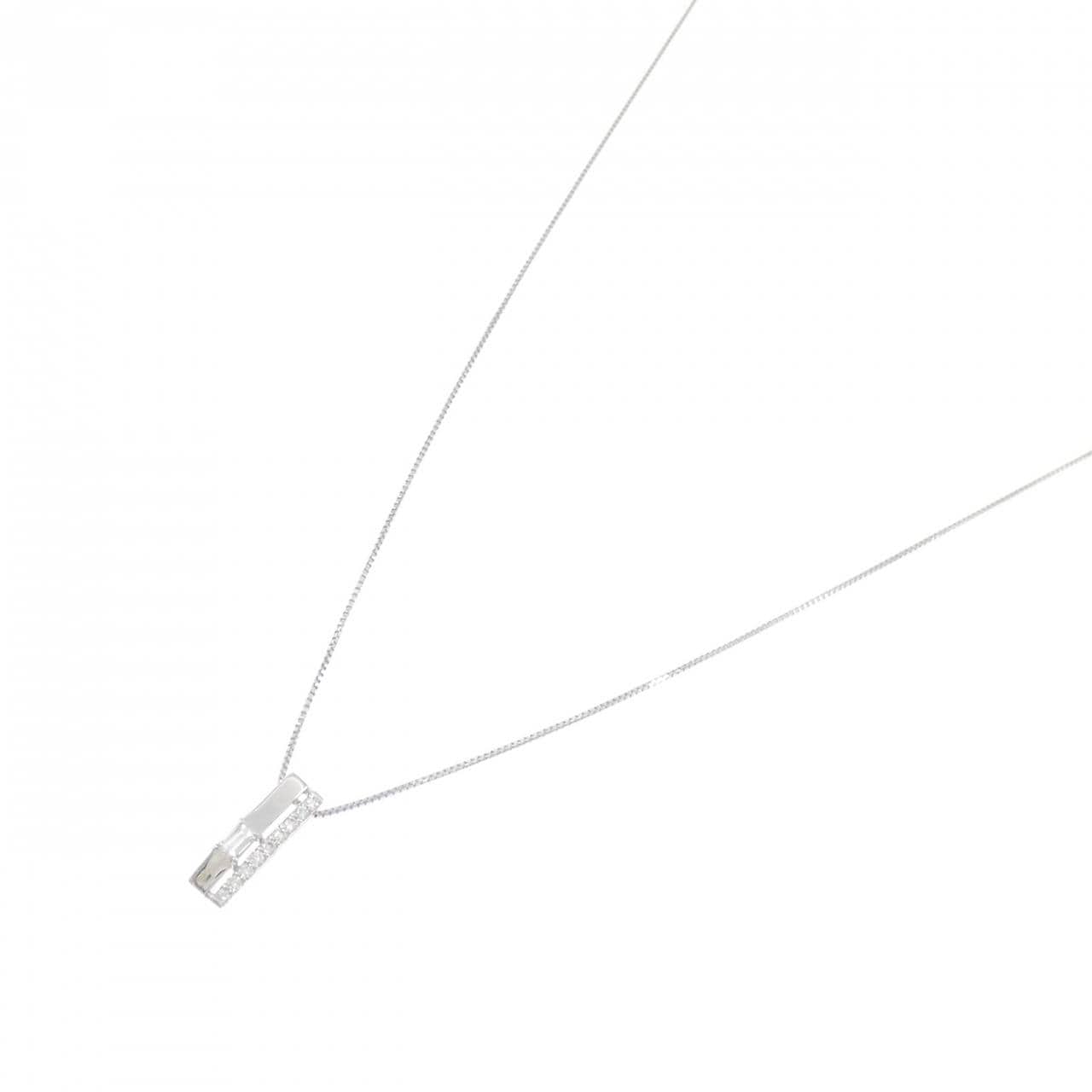 【新品】PT900/PT850 ダイヤモンド ネックレス 0.12CT