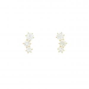 【リメイク】K18YG ダイヤモンド ピアス 0.70CT