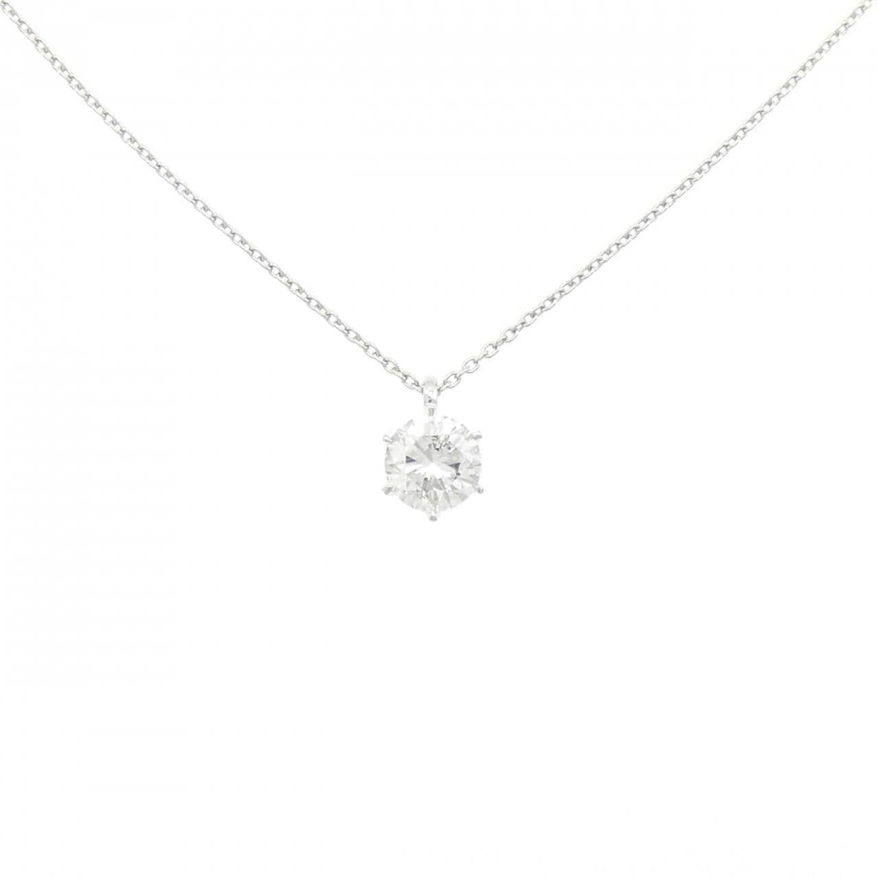 【リメイク】PT900/PT850 ダイヤモンド ネックレス 1.000CT F SI2 Good