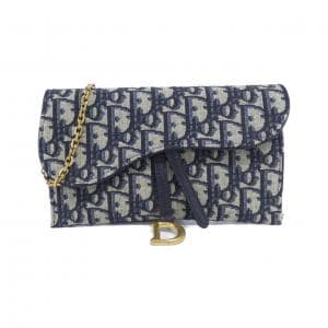 【新品】クリスチャンディオール DIOR OBLIQUE サドル S5614CTZQ チェーンウォレット