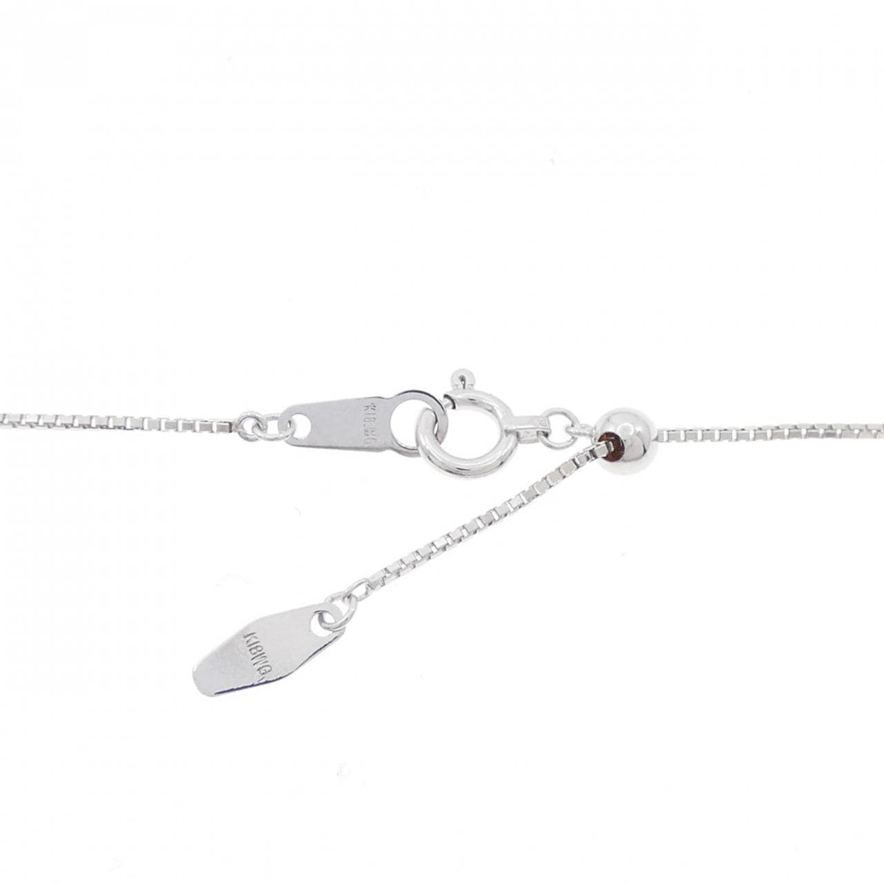 K18WG クロス ダイヤモンド ネックレス 0.50CT