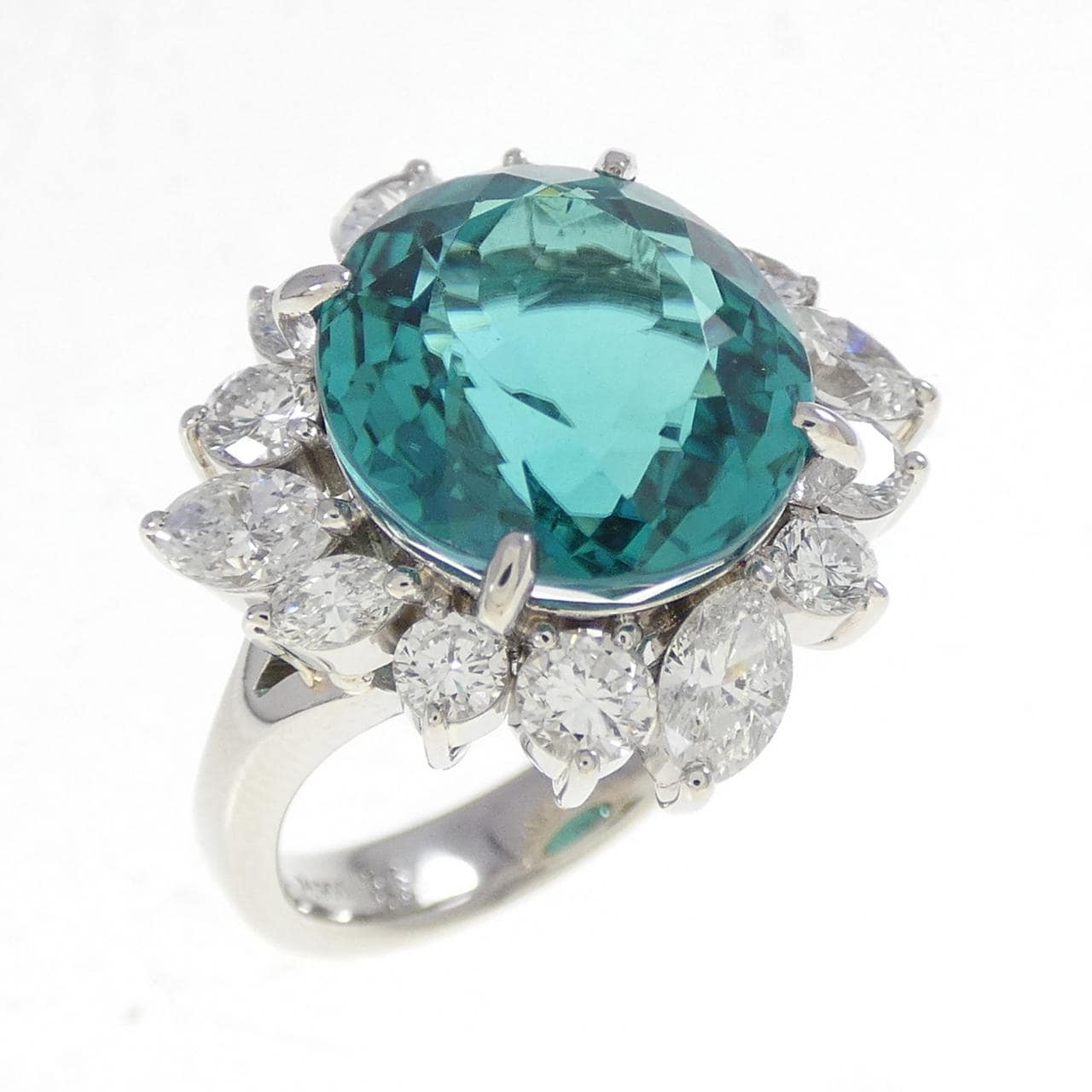 スガヌマ トモユキ グリーントルマリン リング 6.97CT