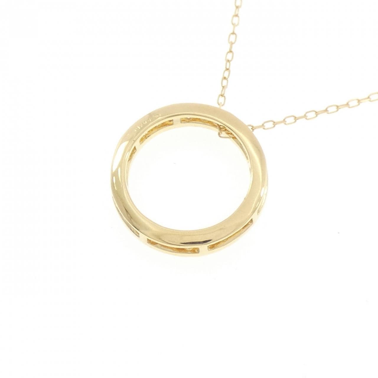 K18YG ダイヤモンド ネックレス 0.45CT