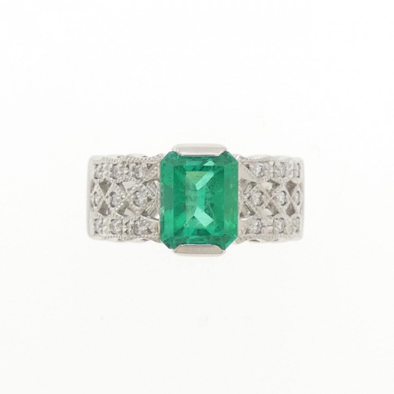 PT900 エメラルド リング 2.03CT
