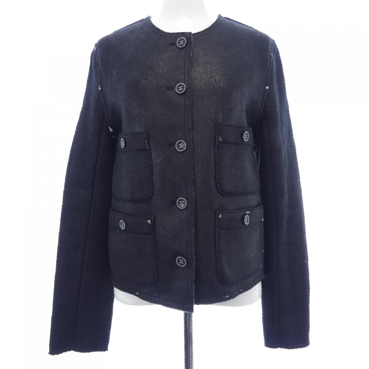 シャネル CHANEL P77851K11250 ノーカラージャケット