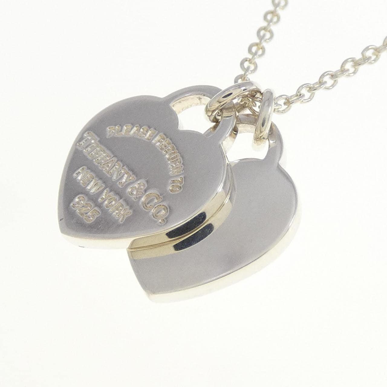 TIFFANY Return to TIFFANY Double Heart Mini Necklace