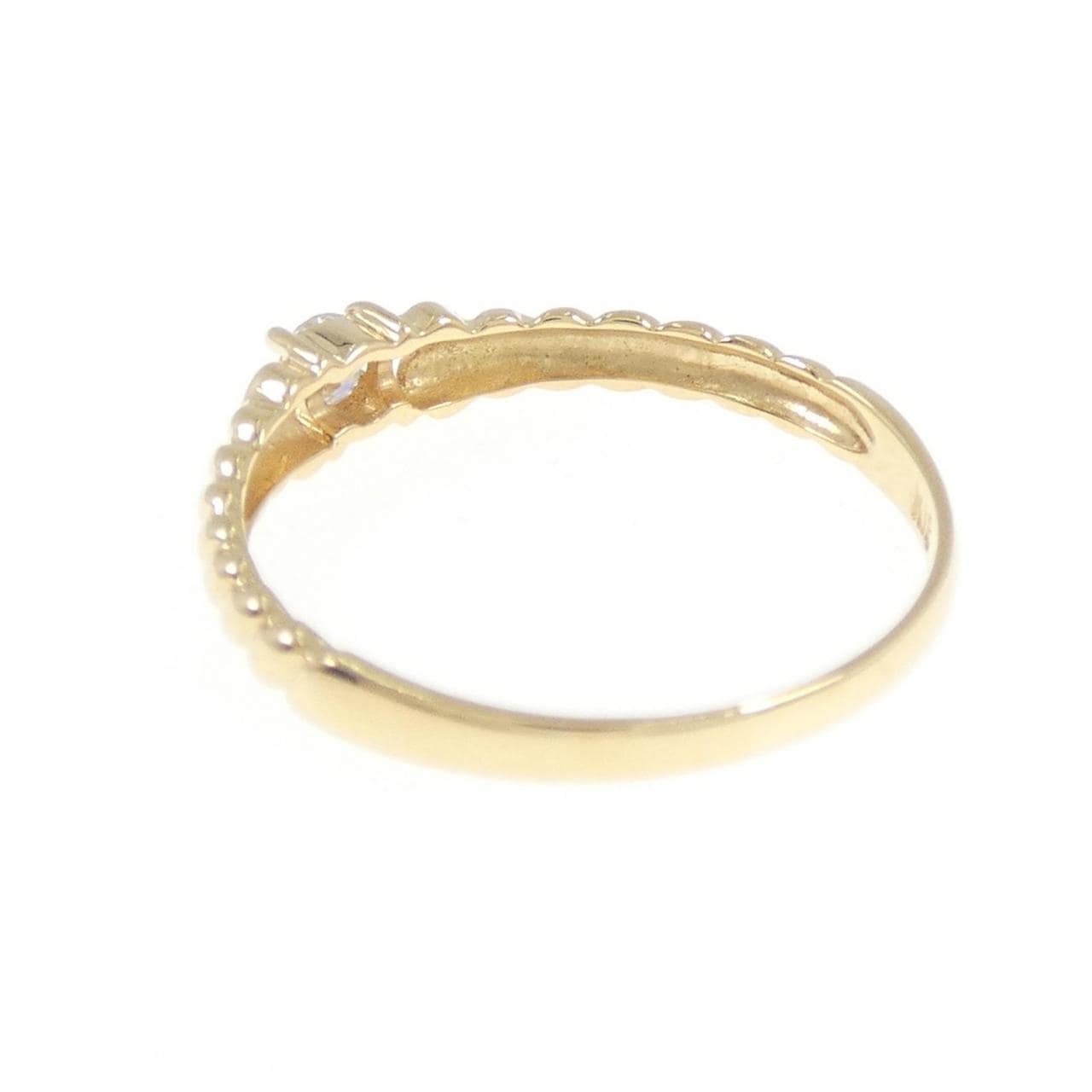 K18YG ダイヤモンド リング 0.08CT