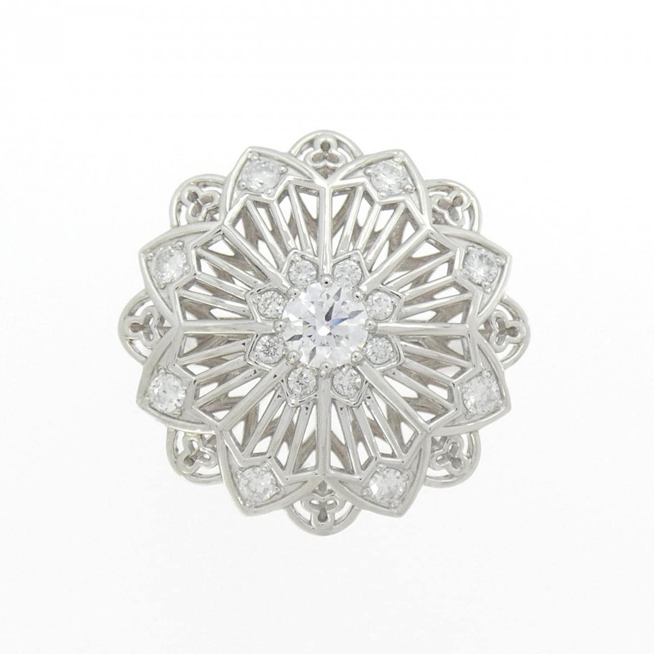 PT950 ダイヤモンド リング 0.33CT
