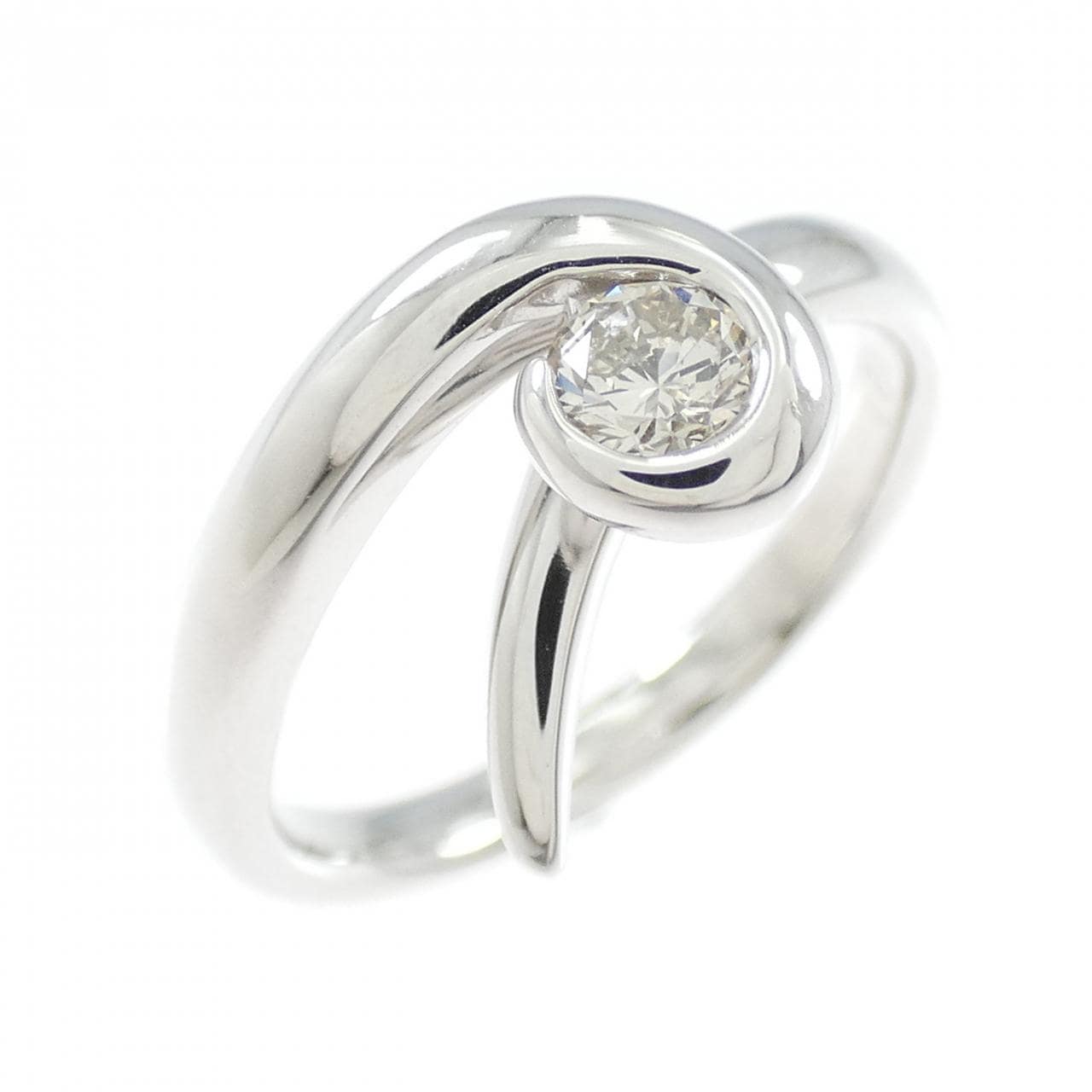 K18WG ダイヤモンド リング 0.21CT