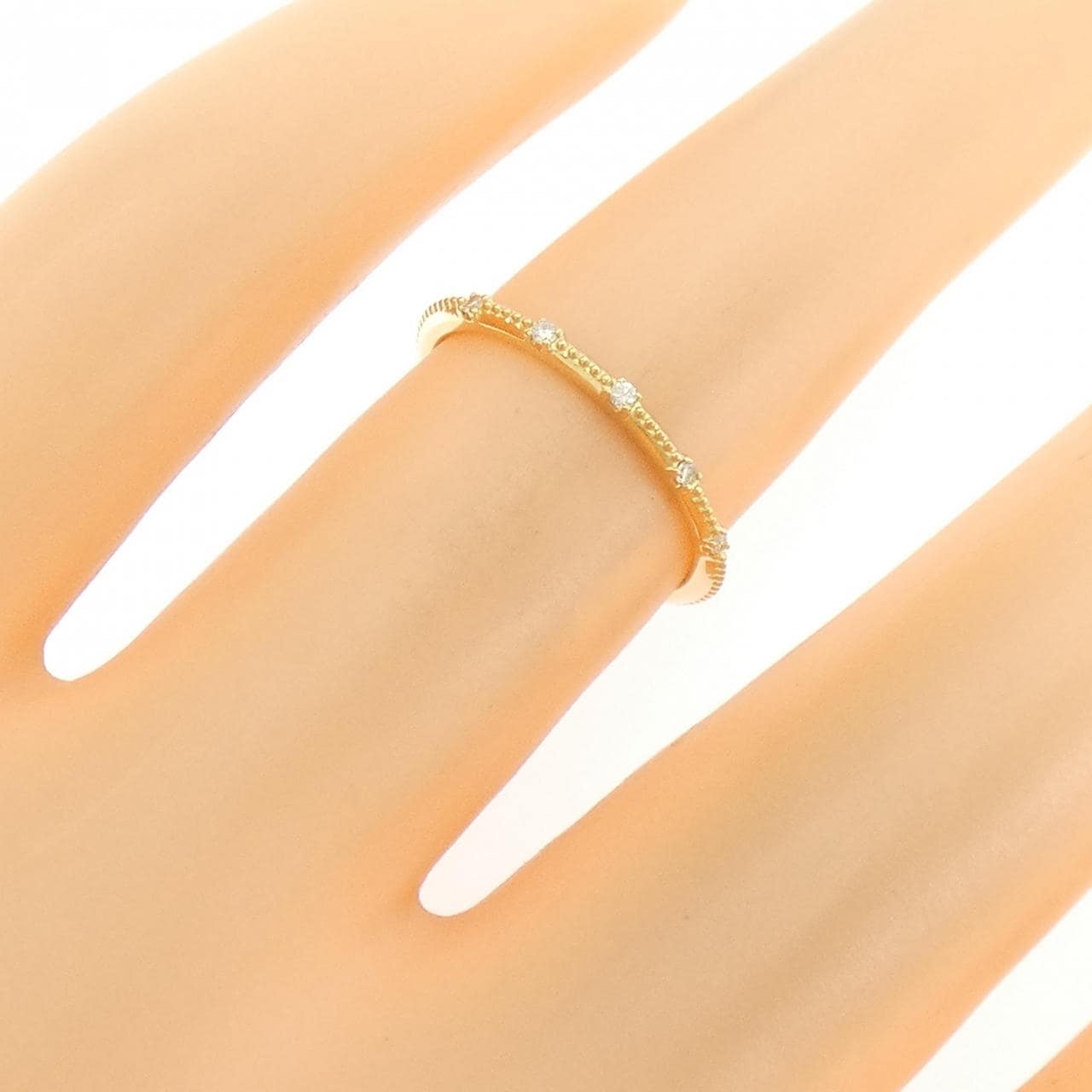 アガット ダイヤモンド リング 0.025CT