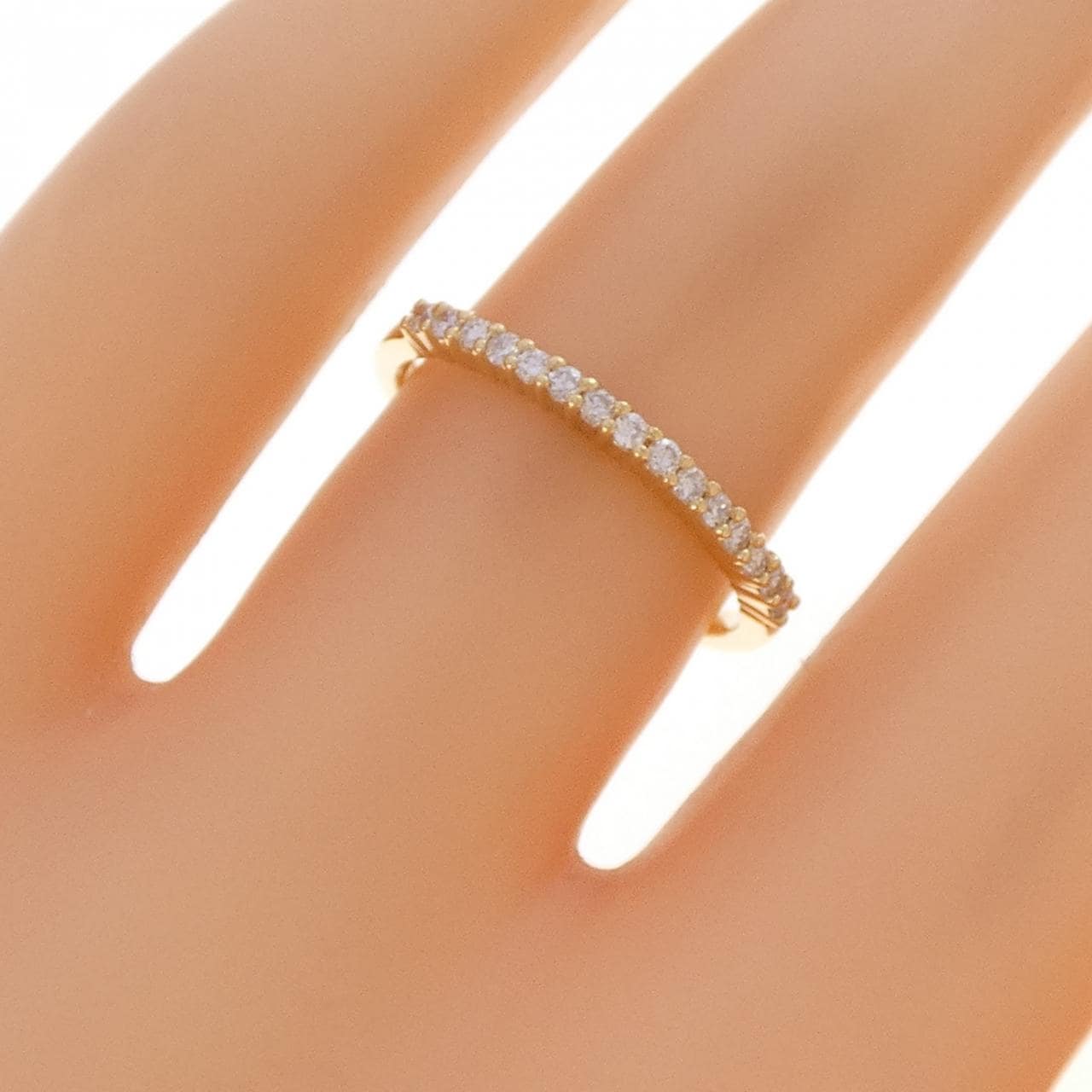 K18YG ダイヤモンド リング 0.15CT