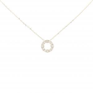 【リメイク】K10YG ダイヤモンド ネックレス 0.15CT