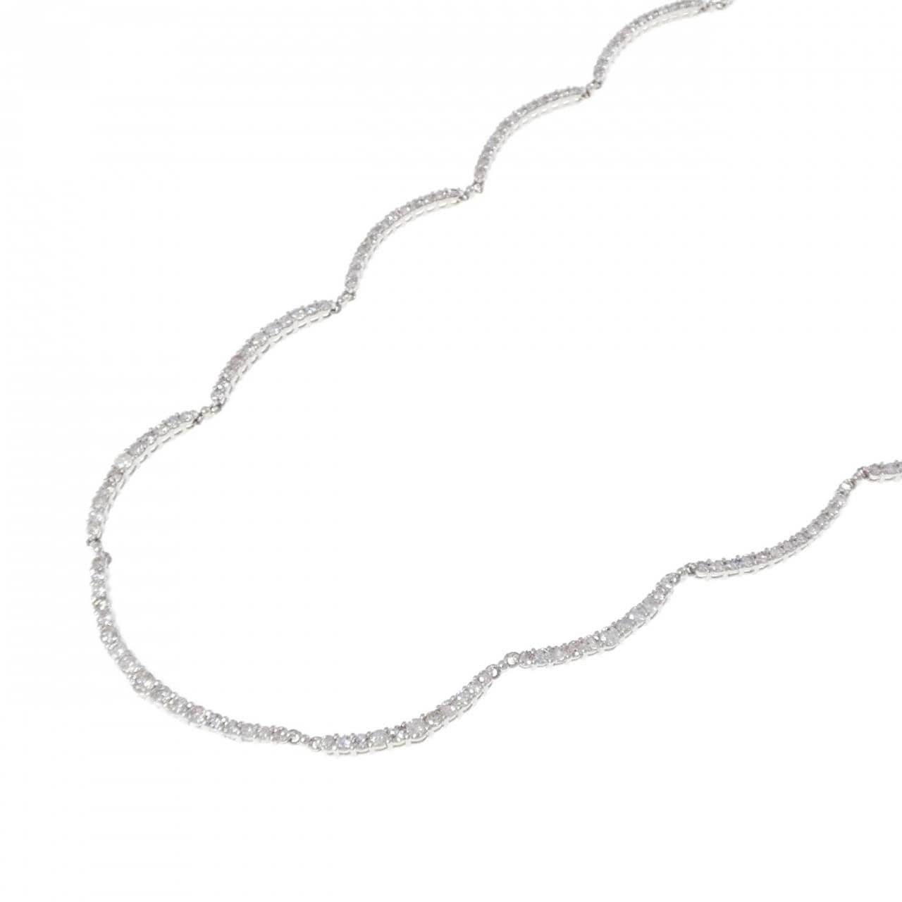 PT850 ダイヤモンド ネックレス 5.00CT