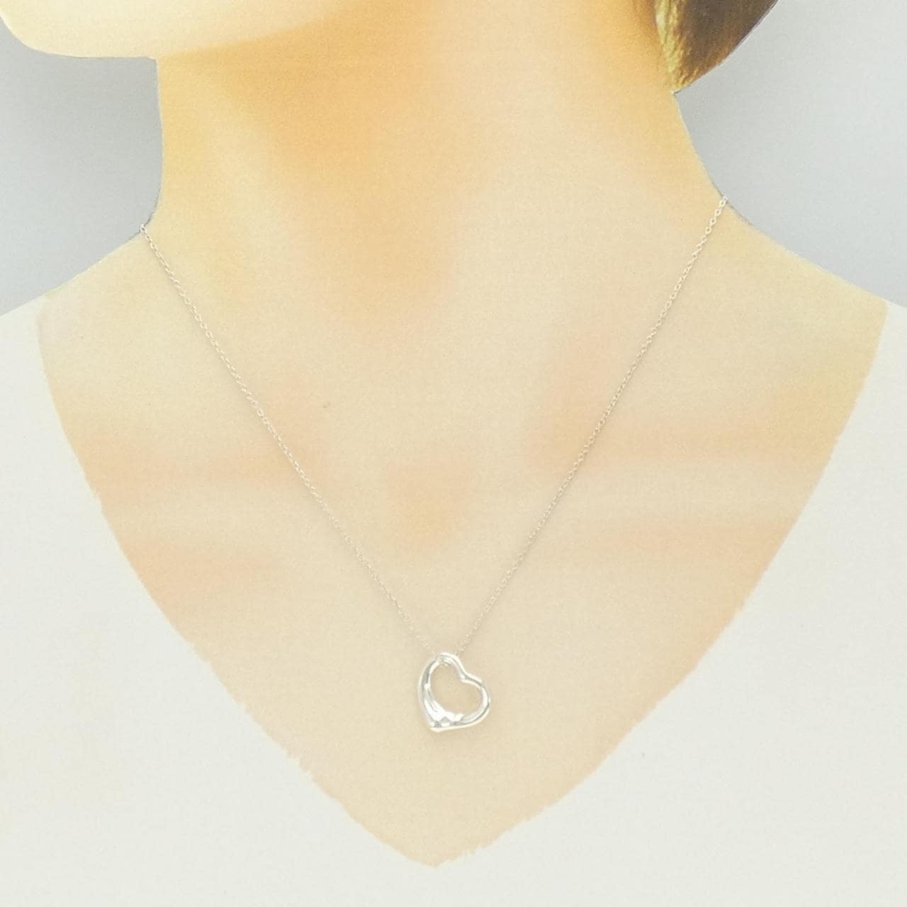 ティファニー オープンハート ネックレス