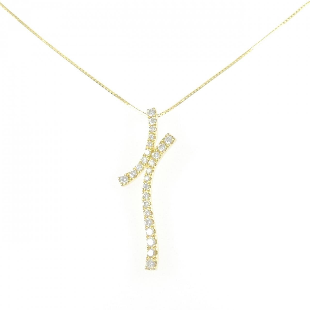 K18YG ダイヤモンド ネックレス 0.50CT
