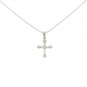 PT900/PT850 クロス ダイヤモンド ネックレス 0.13CT
