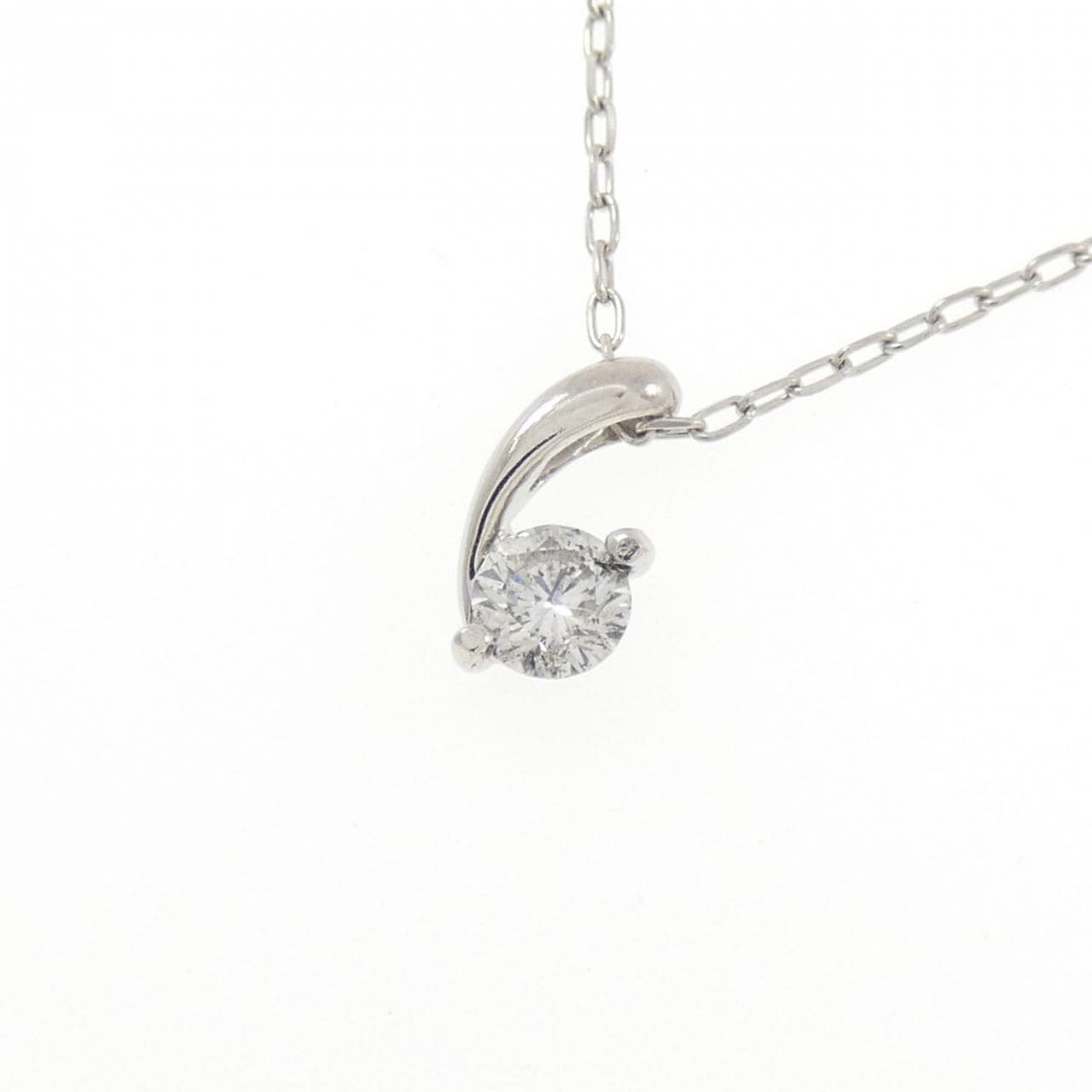 PT900/PT850 ダイヤモンド ネックレス 0.21CT