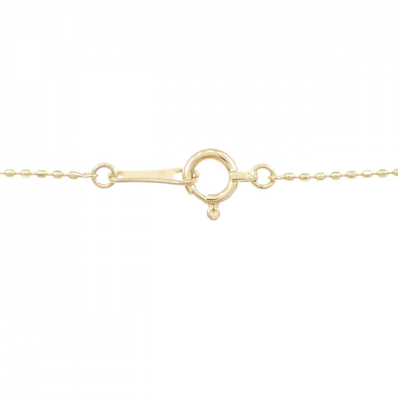 K18YG ハート ダイヤモンド ネックレス 0.17CT
