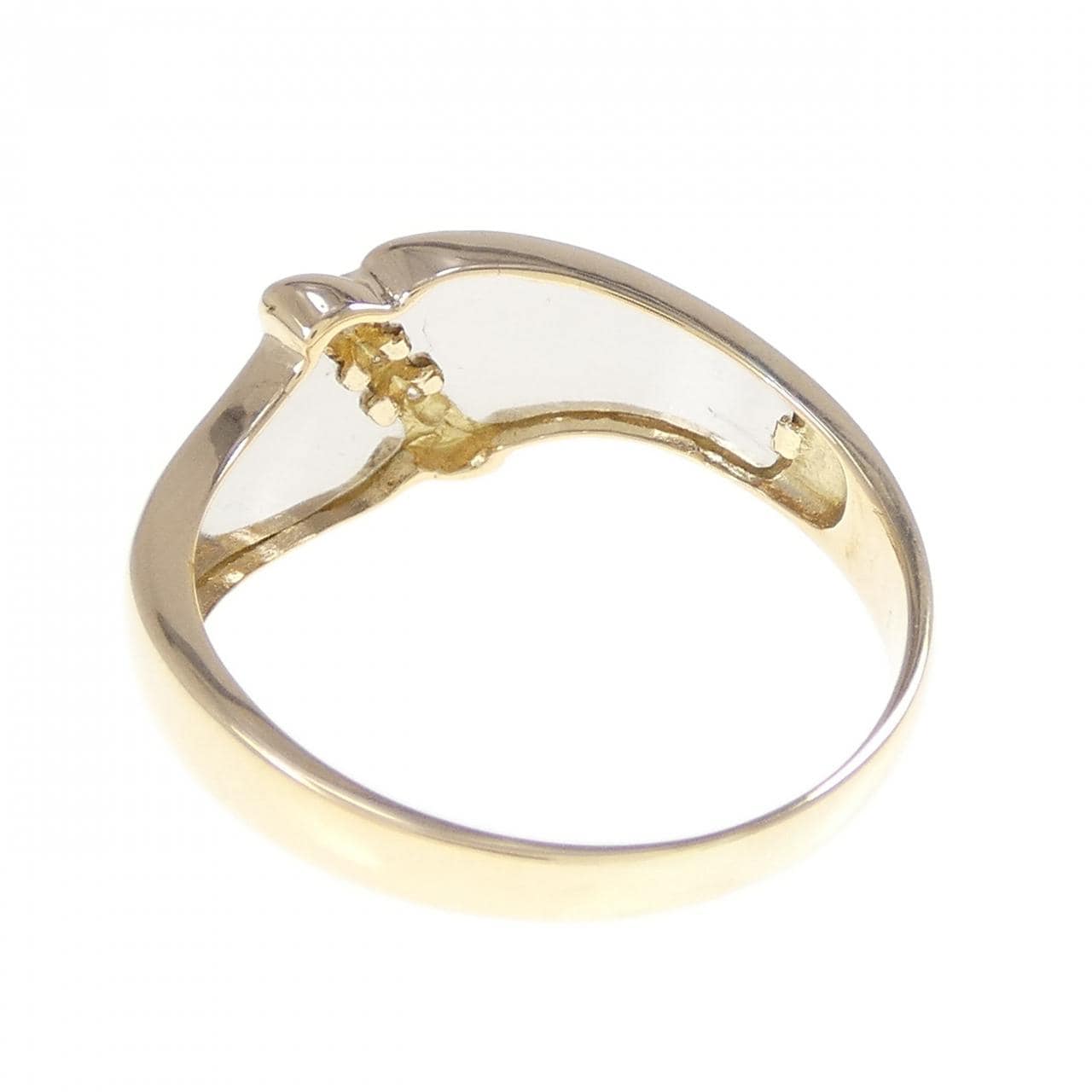 K18YG/PT900 Diamond Ring 0.01CT
