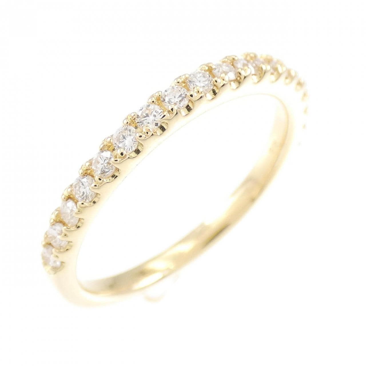 [Remake] K18YG Half Eternity Diamond Ring 0.20CT