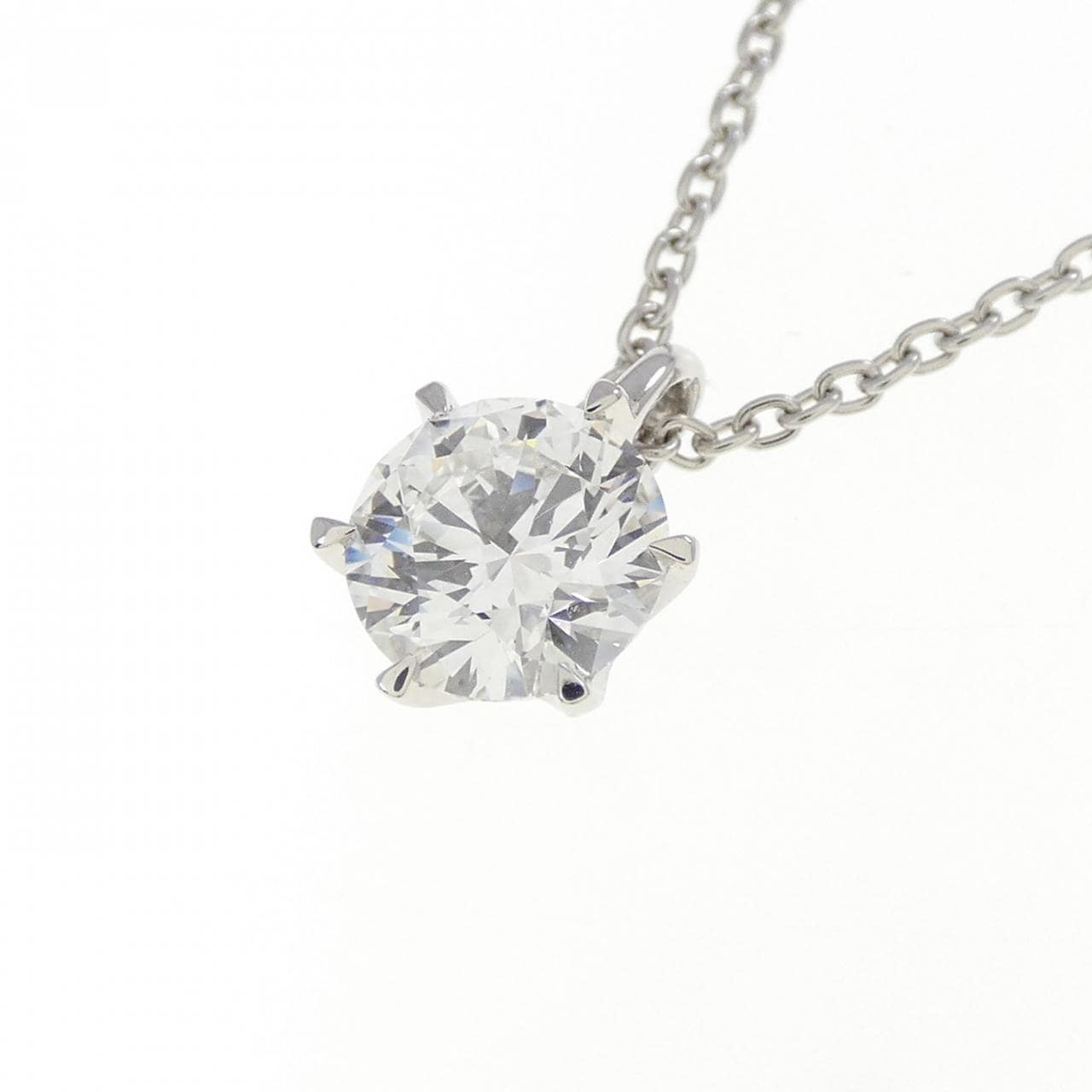 【リメイク】PT900/PT850 ダイヤモンド ネックレス 0.627CT E VVS2 3EXT H＆C