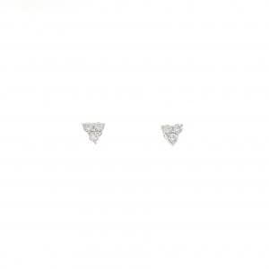 PT900 ダイヤモンド ピアス 0.18CT