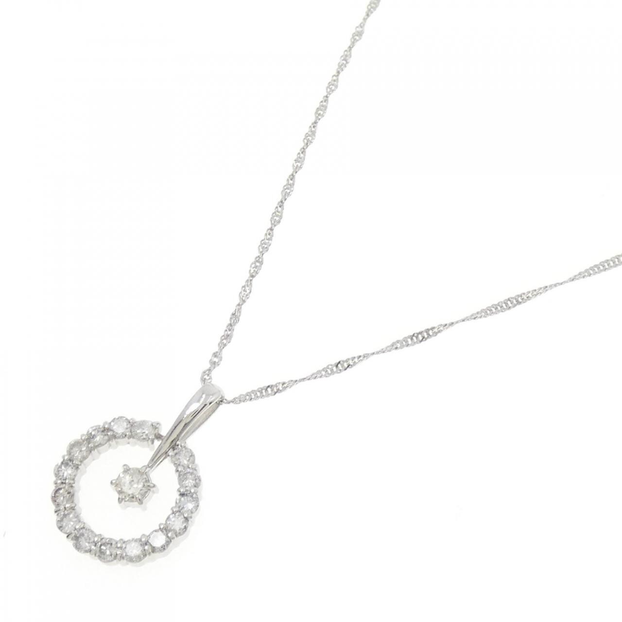 PT900/PT850 ダイヤモンド ネックレス 0.50CT