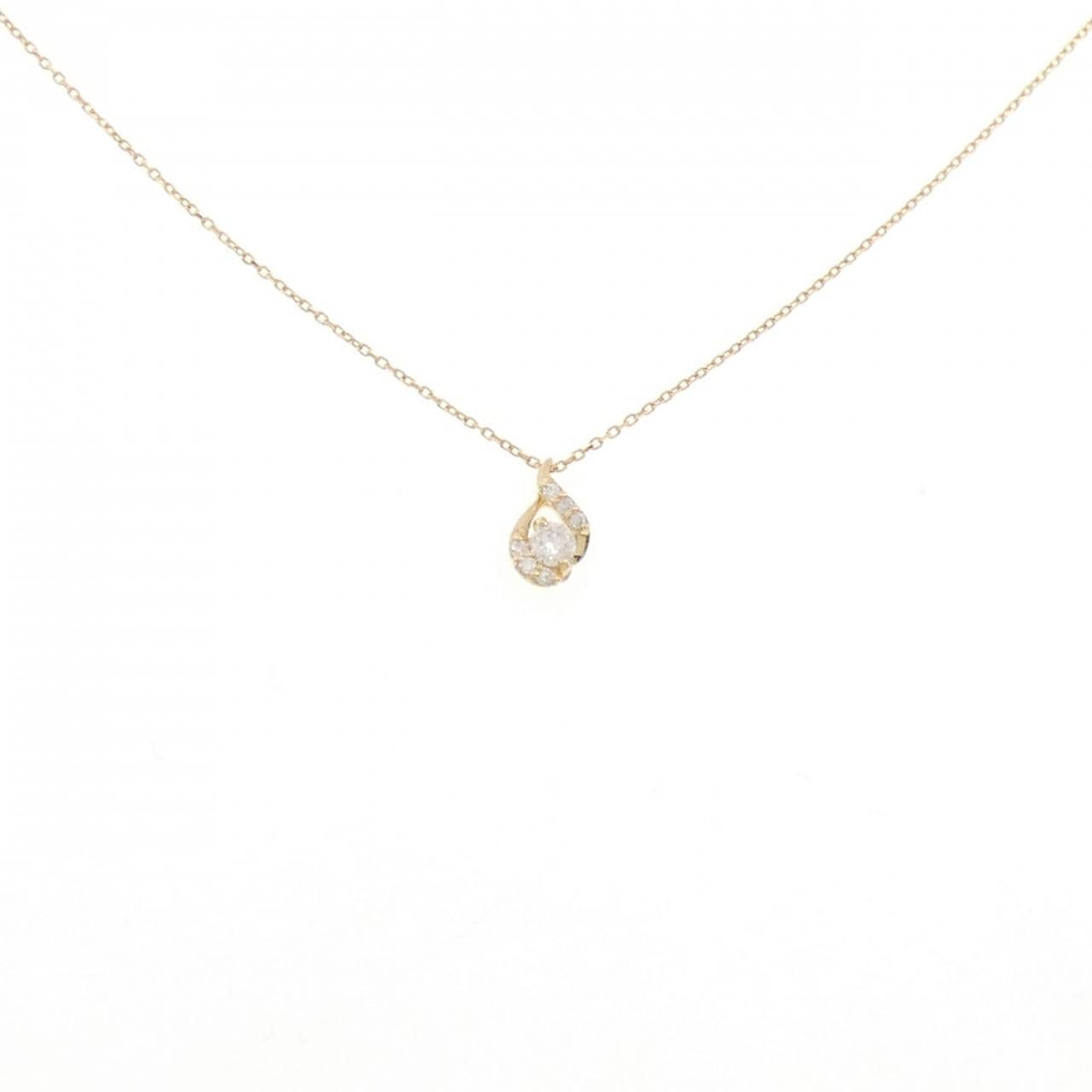 K18YG ダイヤモンド ネックレス 0.10CT