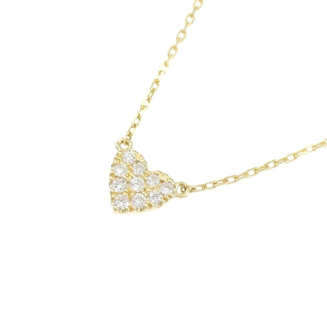 アーカー ハートパヴェ ネックレス 0.05CT