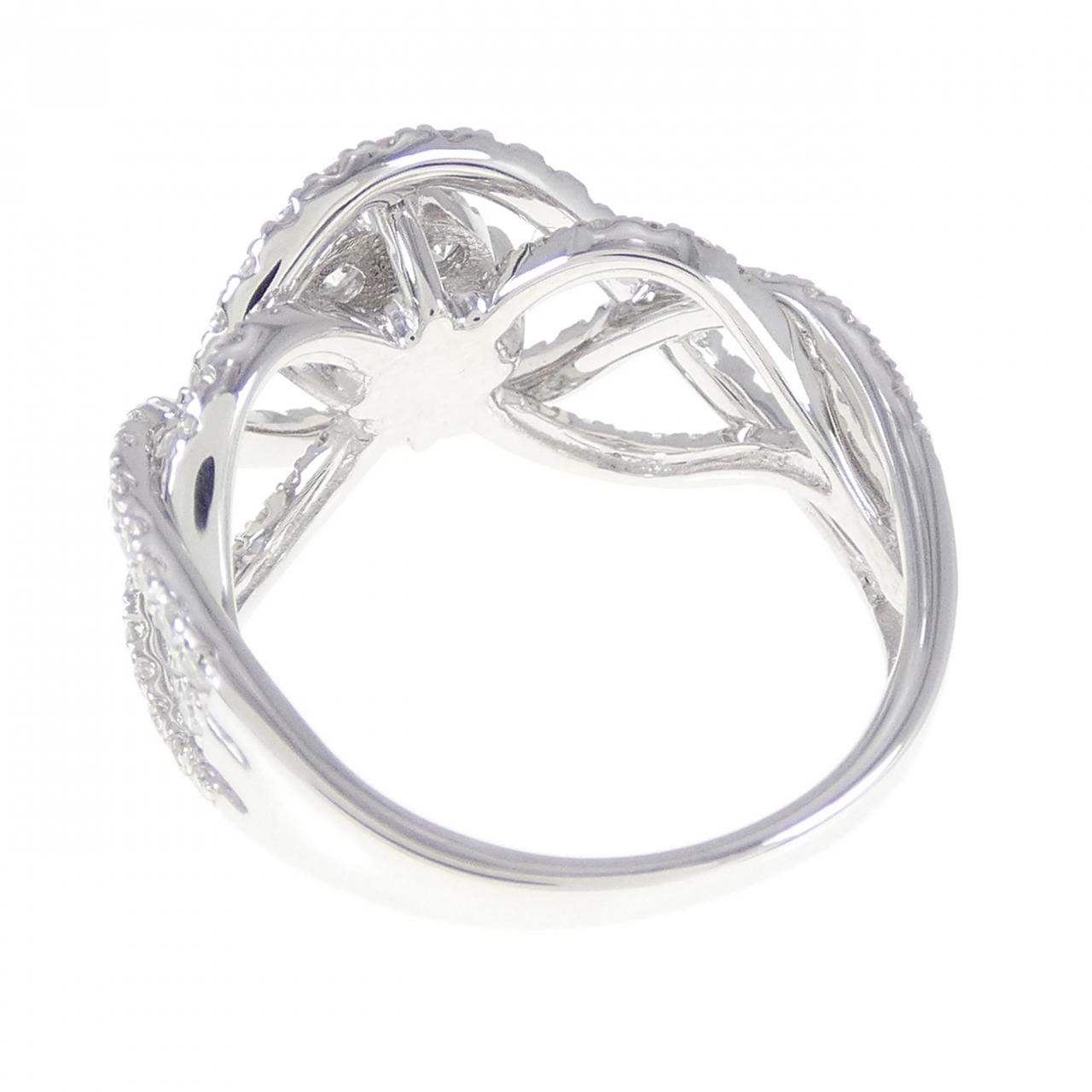K18WG ダイヤモンド リング 0.90CT