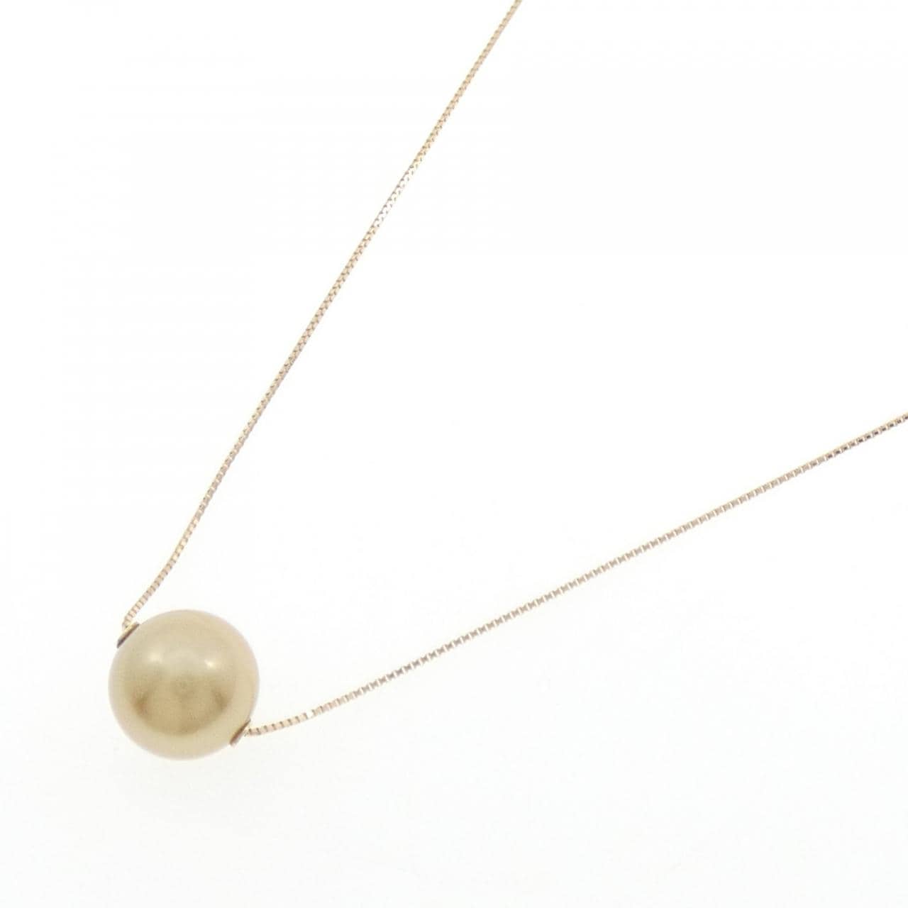 K18YG白蝶珍珠項鍊 11.8 毫米