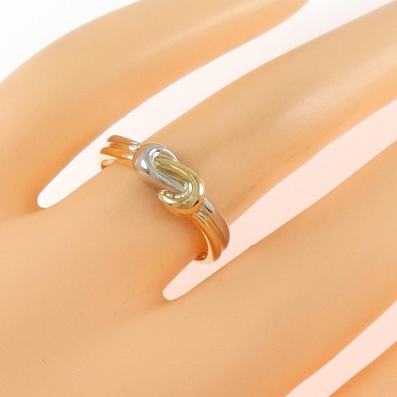 ギンザ タナカ K18YG/PT900 リング