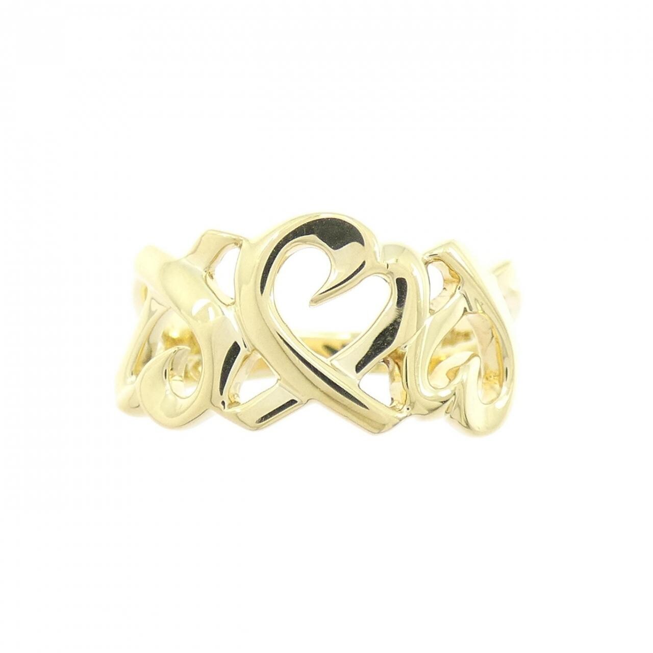 ティファニー トリプルラビングハート リング