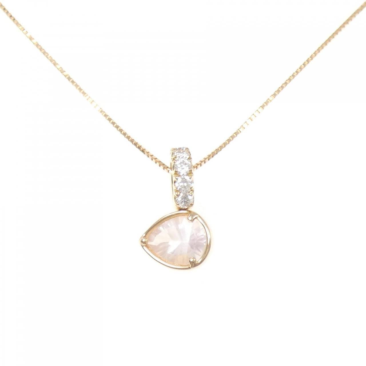 ヴェレッタ オッターヴァ ローズクオーツ ネックレス