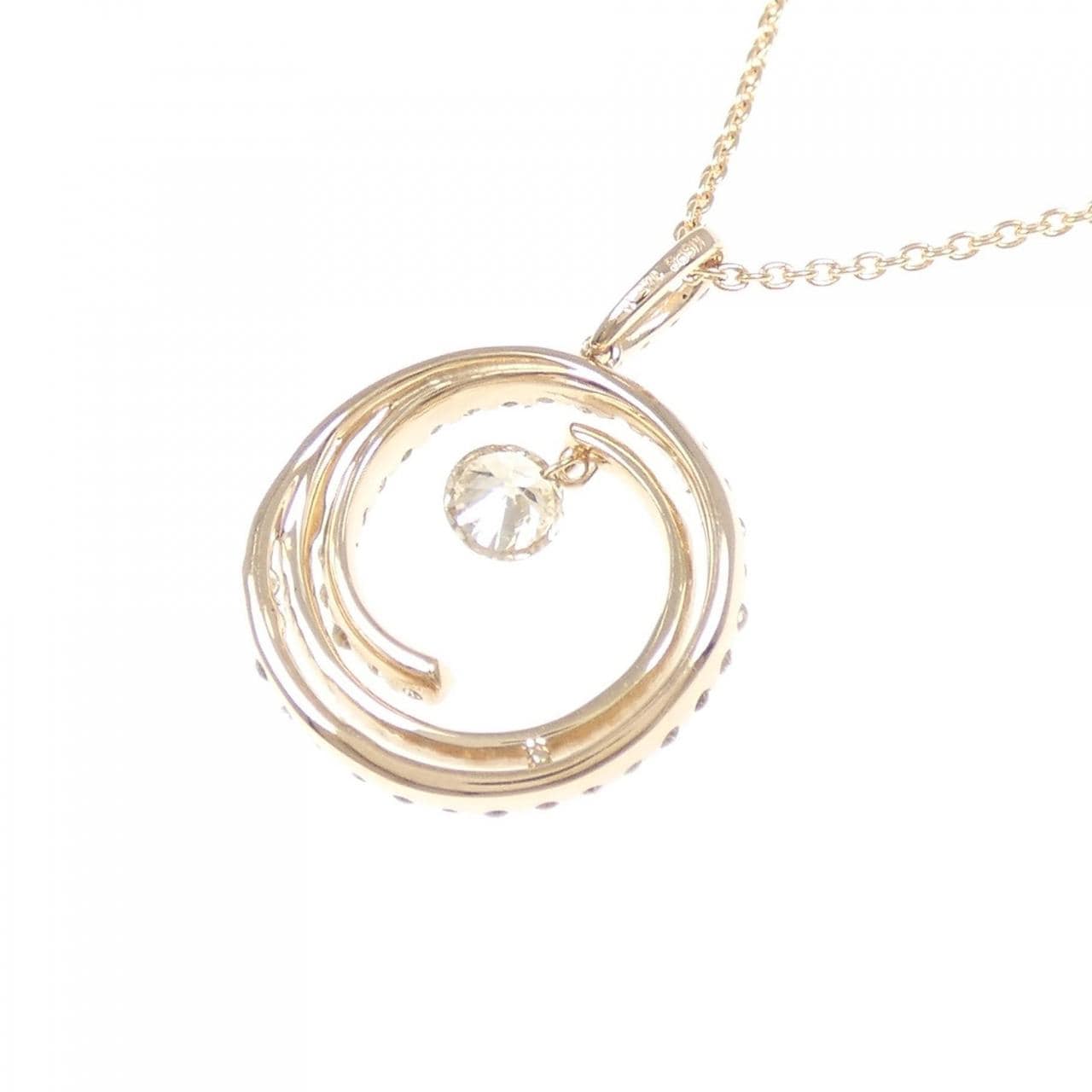 K18PG ダイヤモンド ネックレス 0.50CT