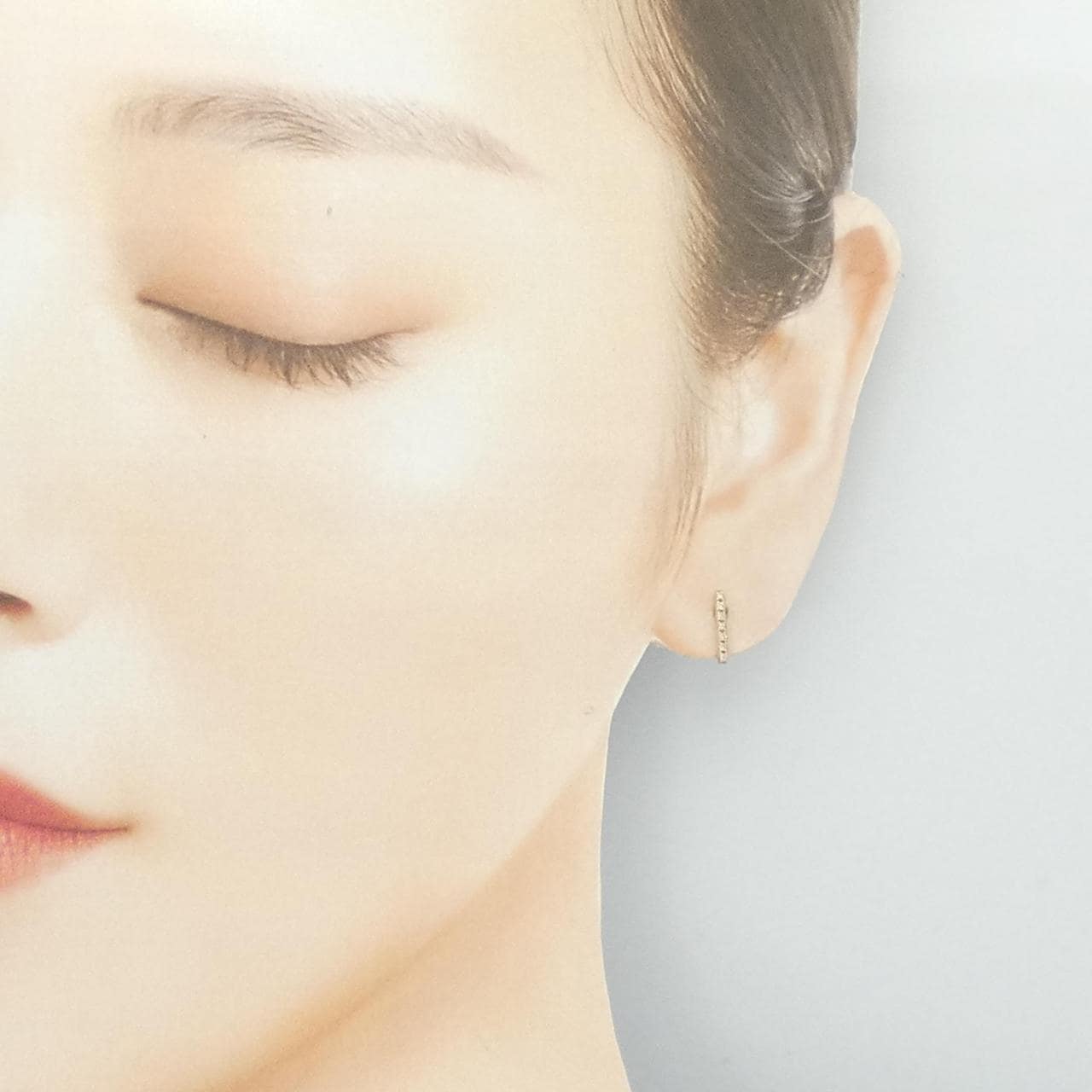 ヒロタカ ステープル ピアス 片耳