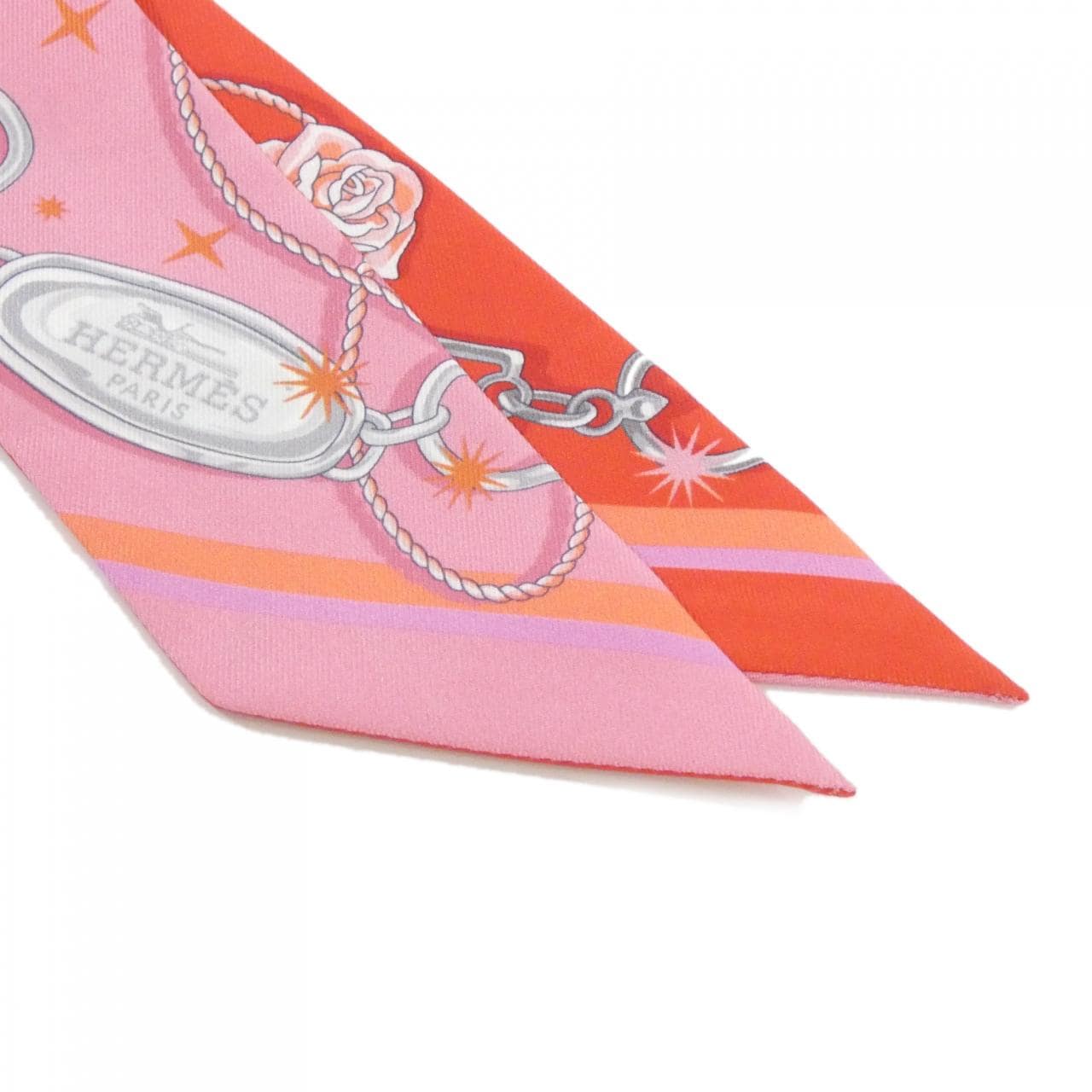 【未使用品】エルメス C'EST LA FETE ツイリー 062743S スカーフ