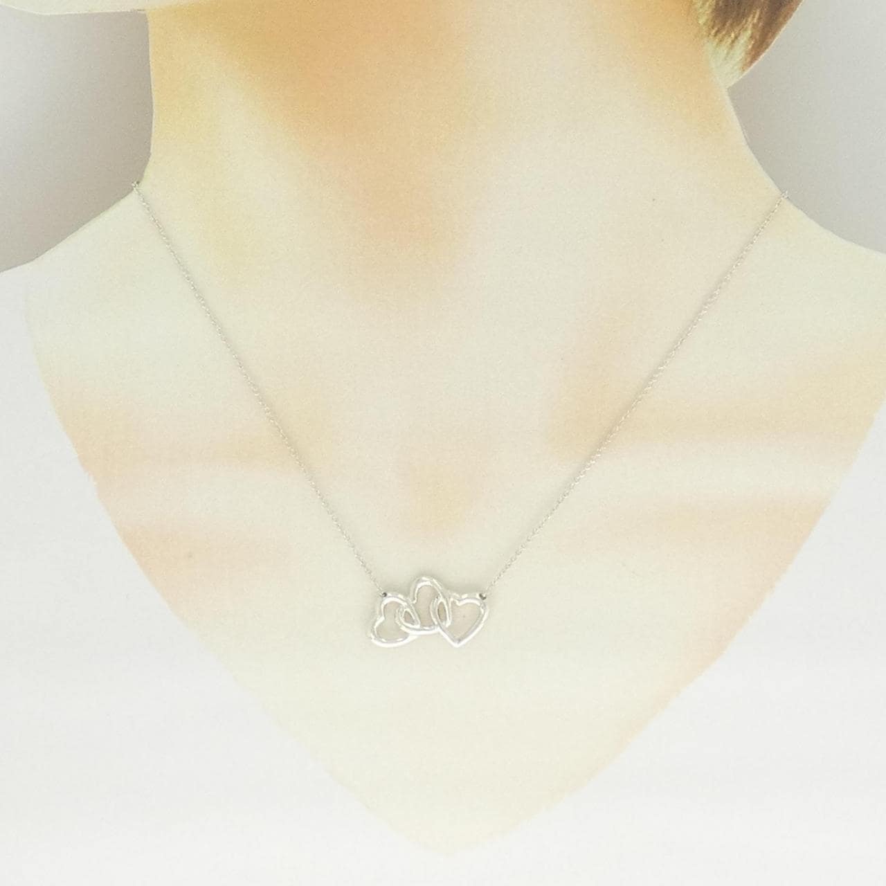 ティファニー トリプルオープンハート ネックレス