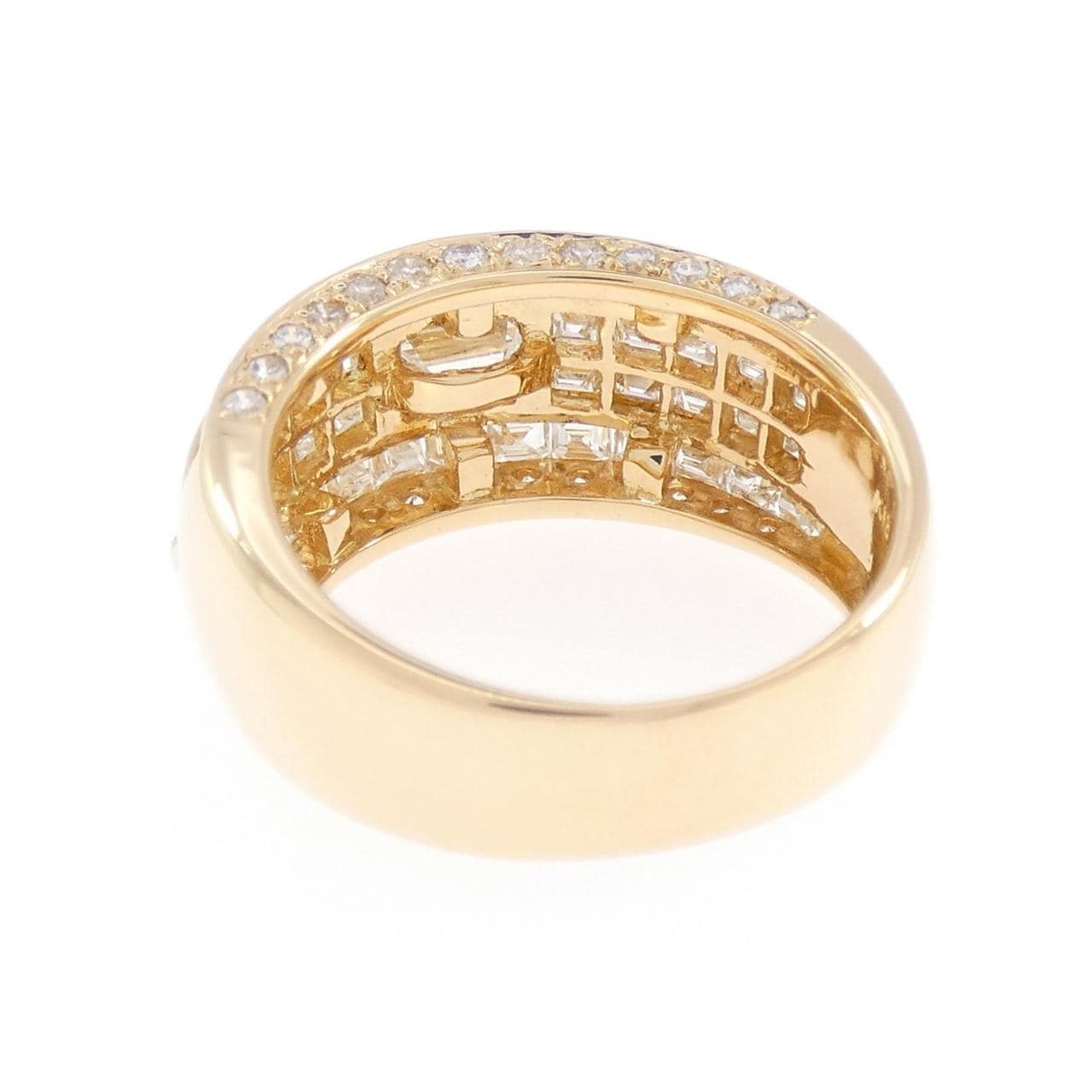 K18YG ダイヤモンド リング 0.695CT