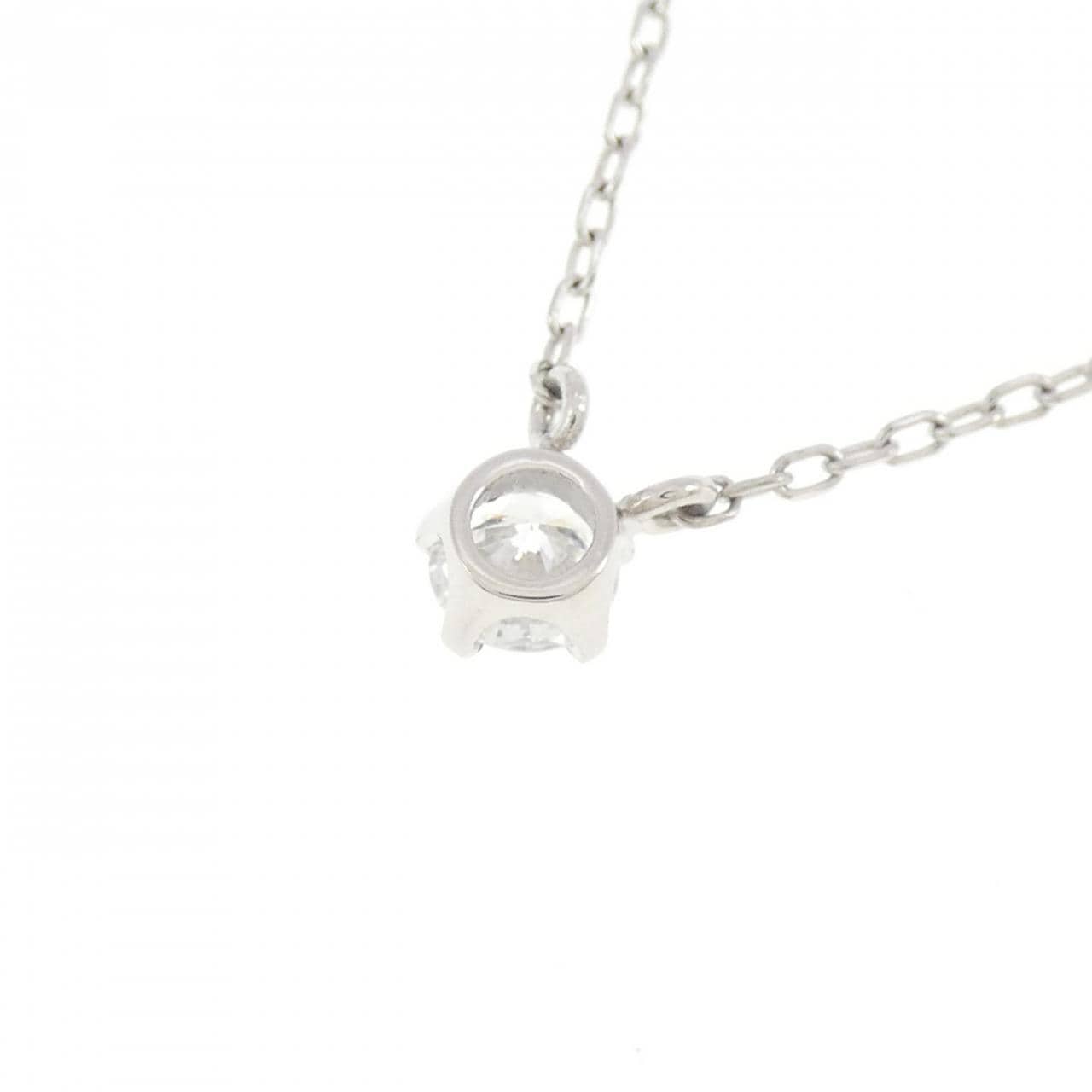 PT850 ソリティア ダイヤモンド ネックレス 0.22CT