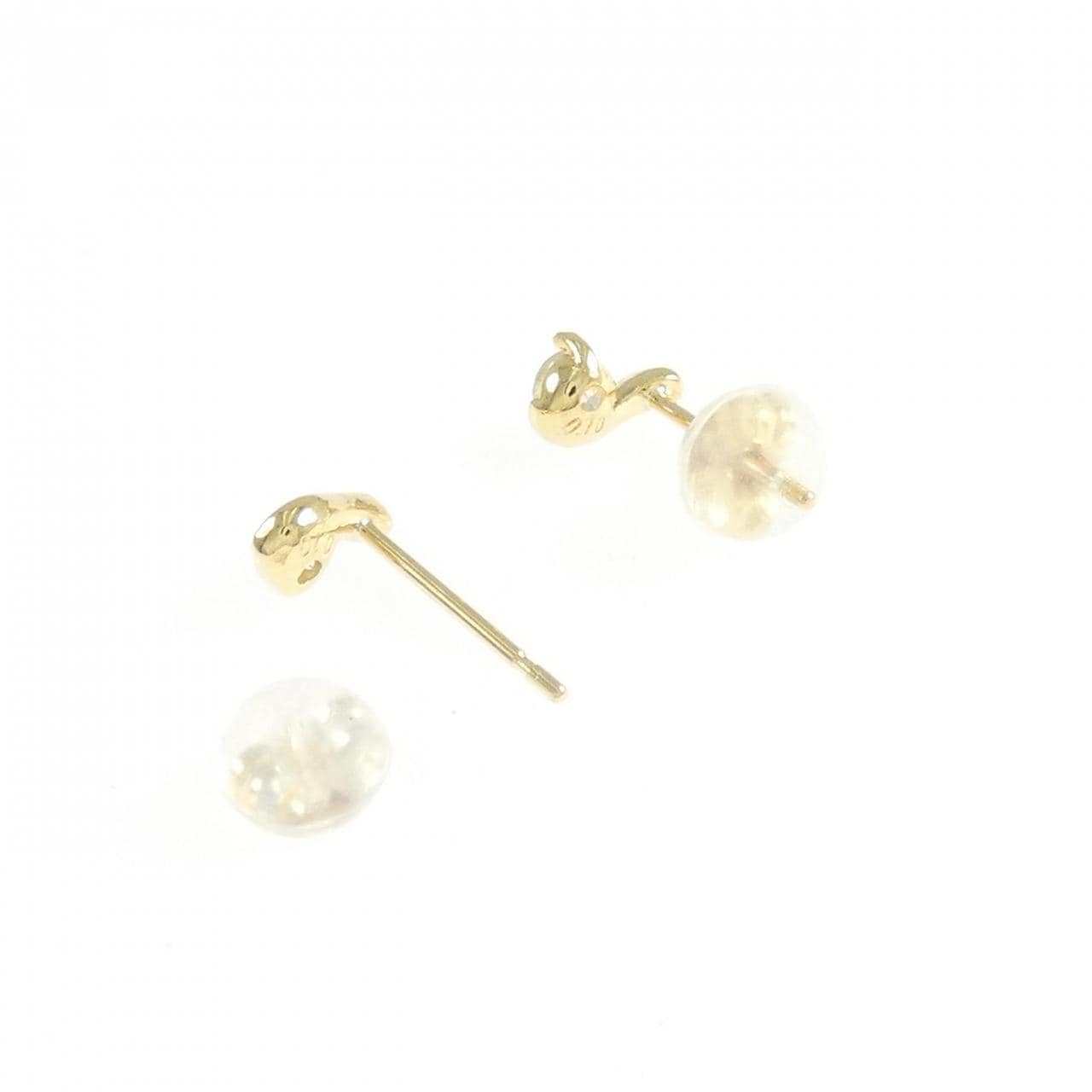 K18YG ダイヤモンド ピアス 0.20CT