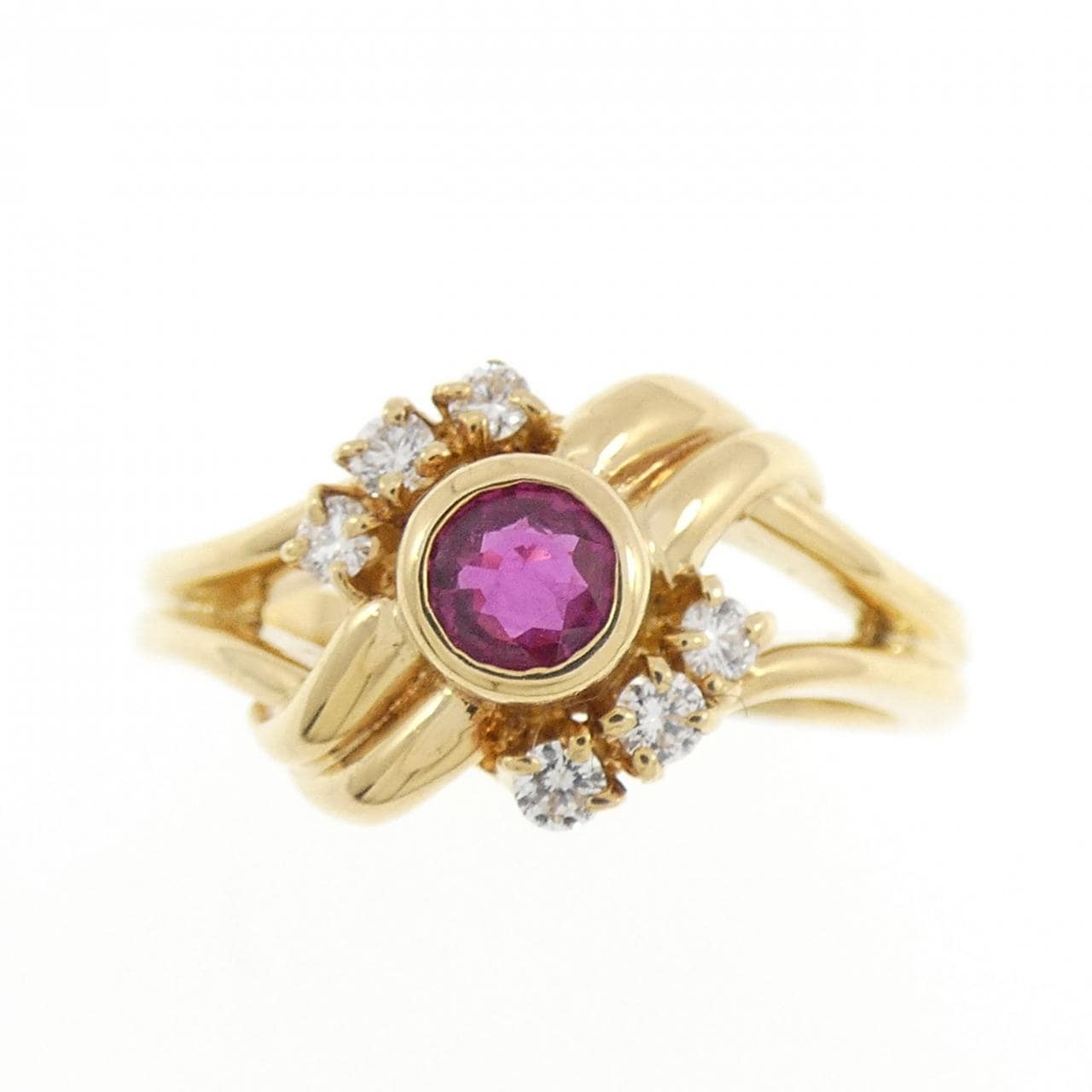 ミキモト ルビー リング 0.25CT