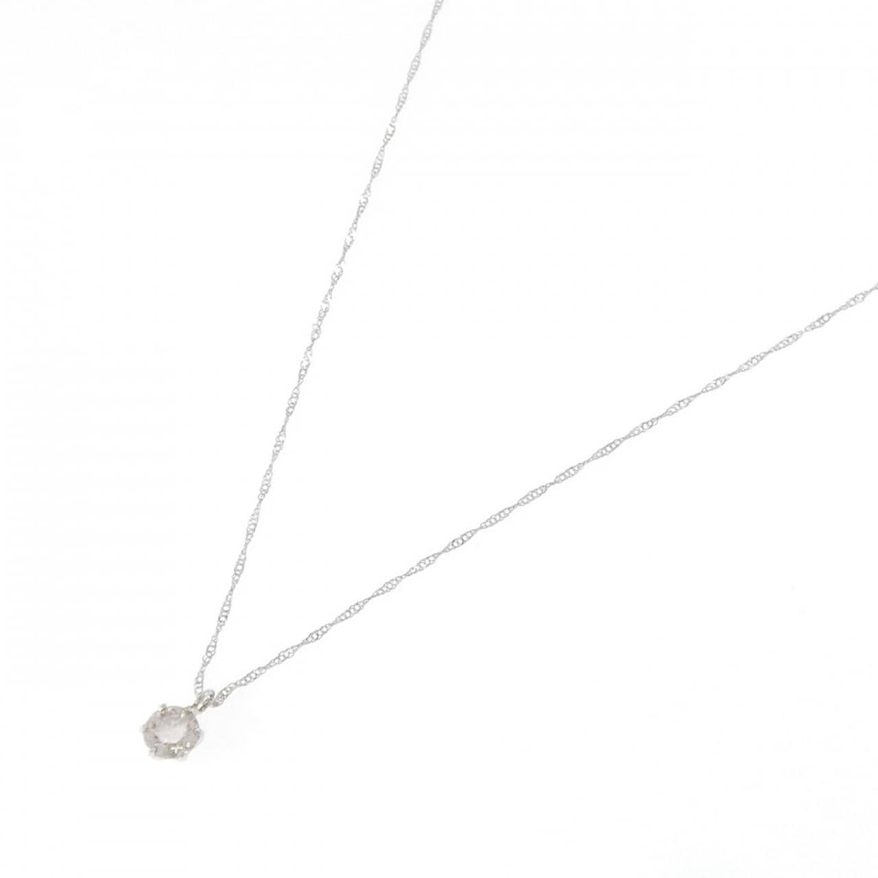 PT900/PT850 ダイヤモンド ネックレス 0.4CT