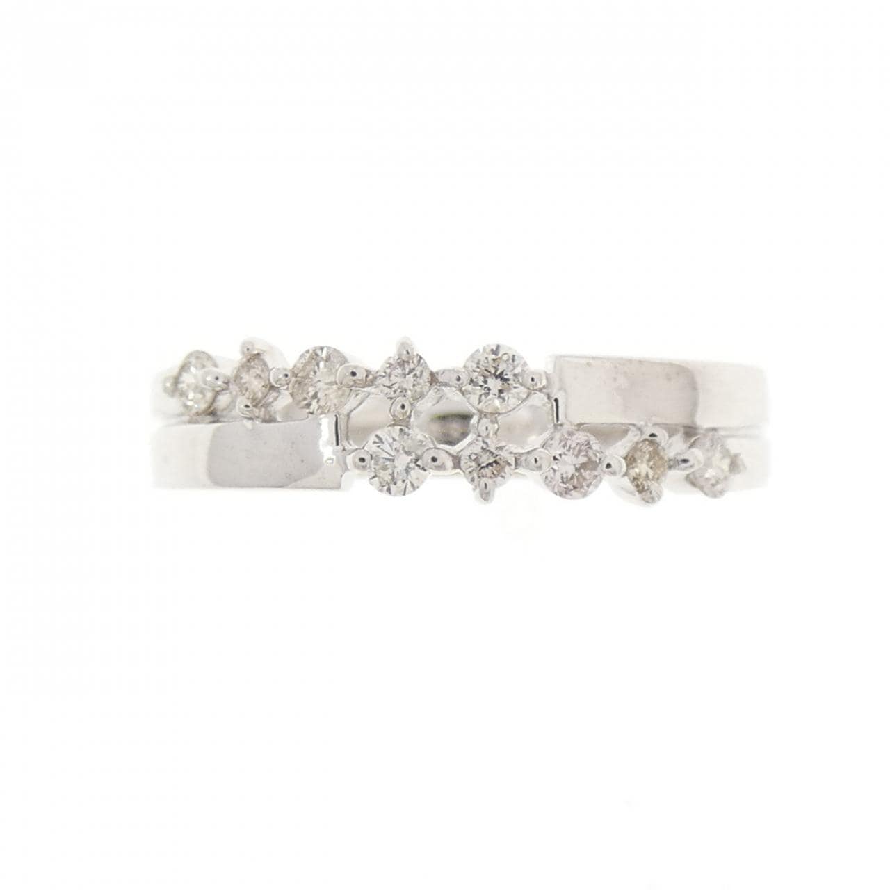 K18WG ダイヤモンド リング 0.20CT