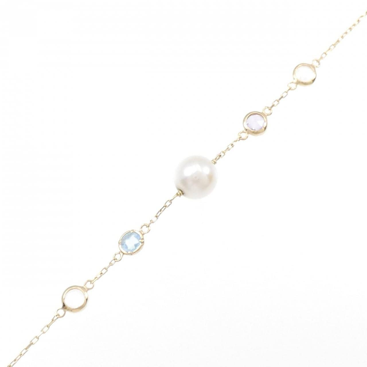 K10YG Akoya pearl bracelet 6.3mm