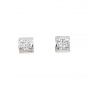 K18WG ダイヤモンド ピアス 0.62CT