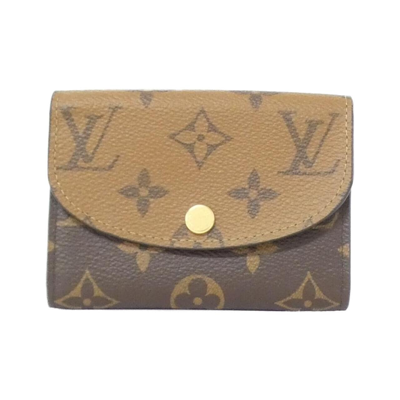 LOUIS VUITTON Monogram Reverse Porte Monet Rosali M82333 INCASE